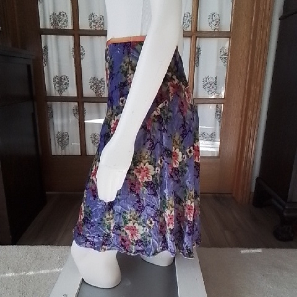Etro Multicolor Floral A-Line Skirt, Size 38 EU.